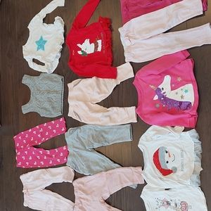 3T toddler Girls,clothes,tops,pants,total 13 pieces